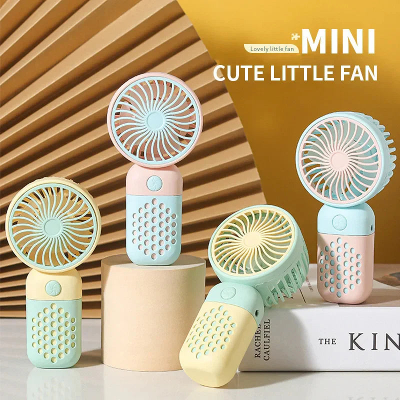 Handheld Cute Small Charging Fan | Portable Mini Fan