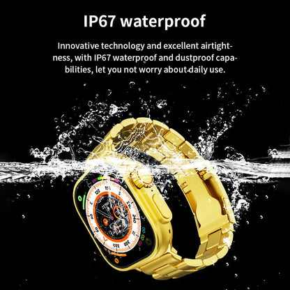 2024 C9 Ultra Max Gold Edition Color Smartwatch Upgraded Version | 2.1 Inch Screen With Hryfine App