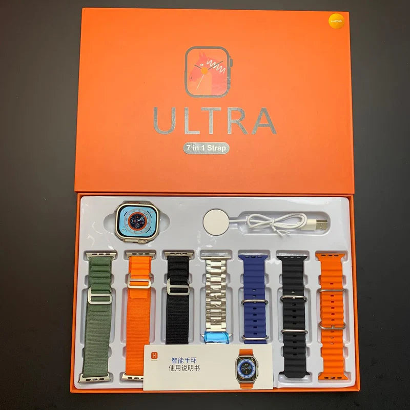 7 In 1 Ultra 2024 Model Series 9 Ultra Smart Watch Upgraded Version (random Color)