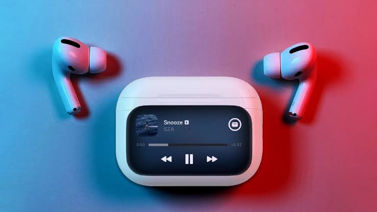 Airpods Pro With Digital Display – Anc And Transparency | Touch Volume Control Digital Screen Smooth Display Games