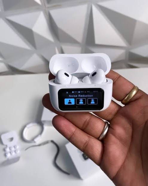 Airpods Pro With Digital Display – Anc And Transparency | Touch Volume Control Digital Screen Smooth Display Games